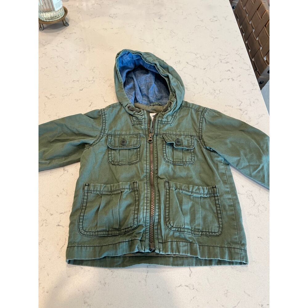 18-24M Girls Old Navy Olive Green Utility Jacket
